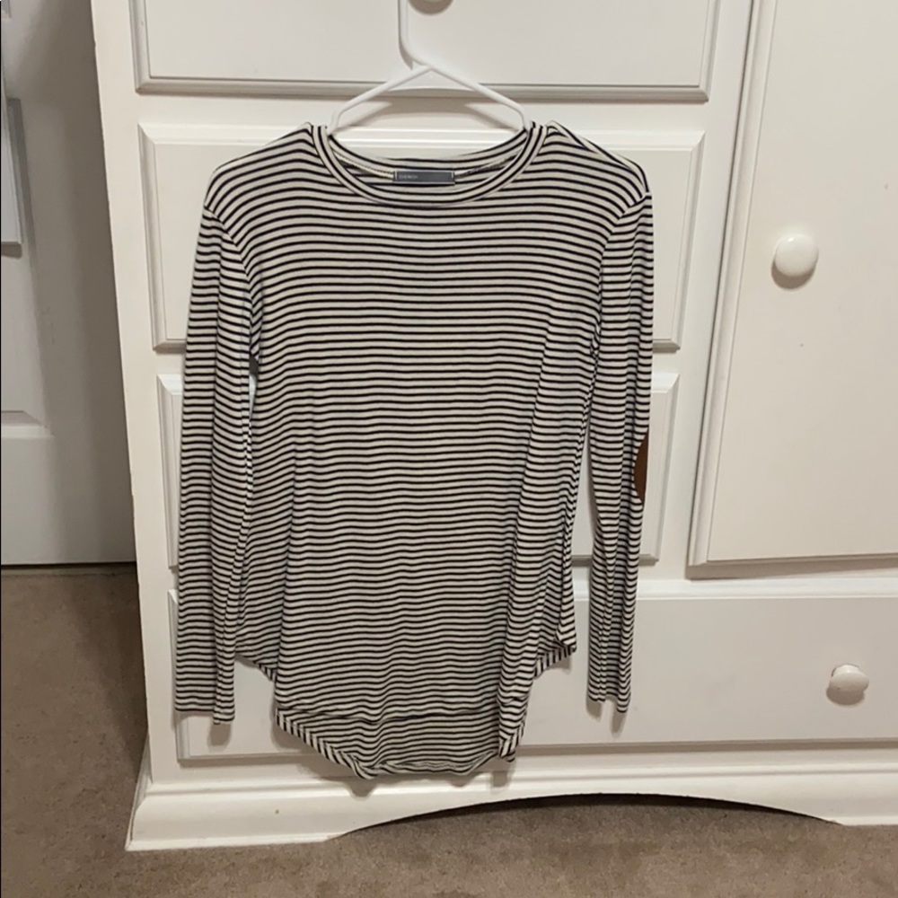 Striped long sleeve shirt